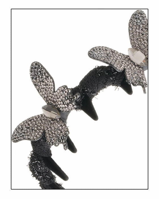 Haarband Glinsterende Drill Vlinder