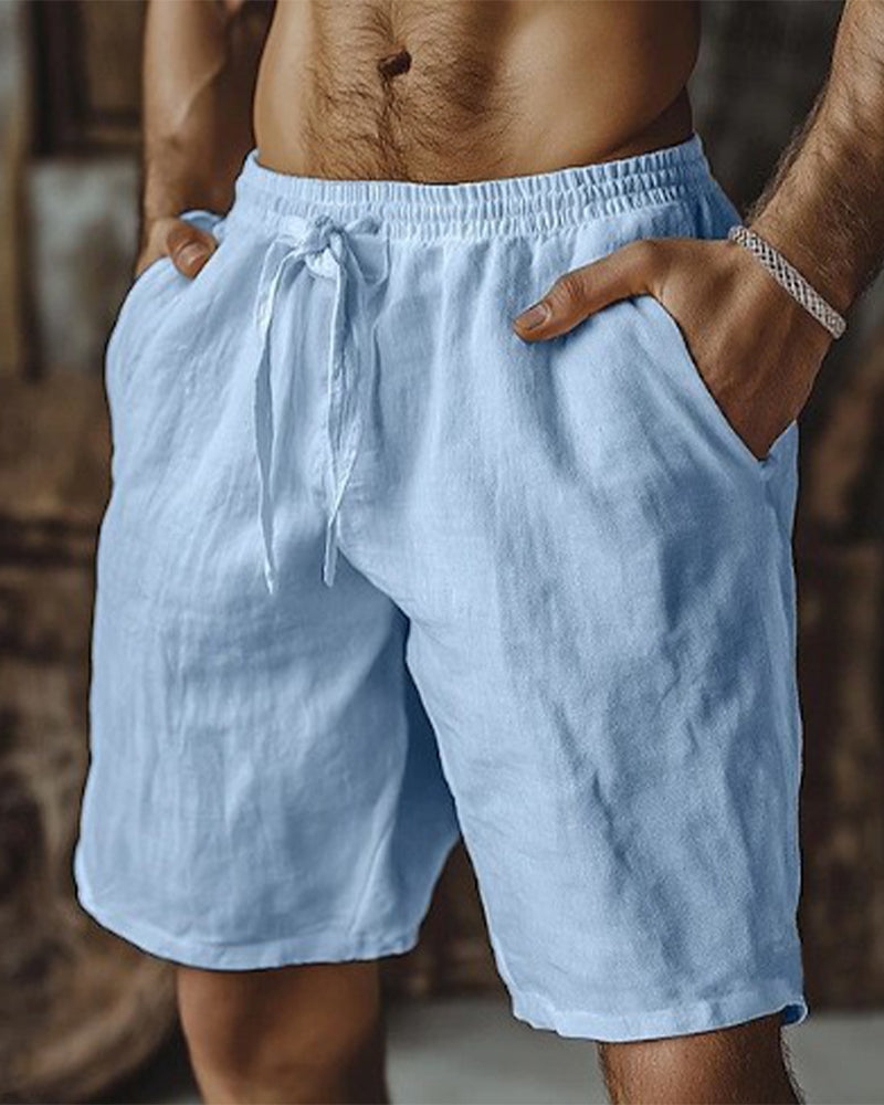 Shorts Trekkoord Elastische Taille