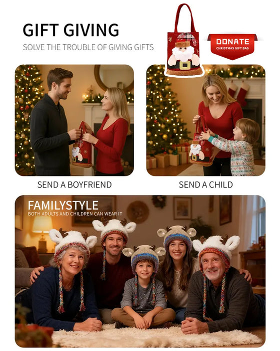 Origineel Ontwerp Feestelijke Kerst Geweihoed