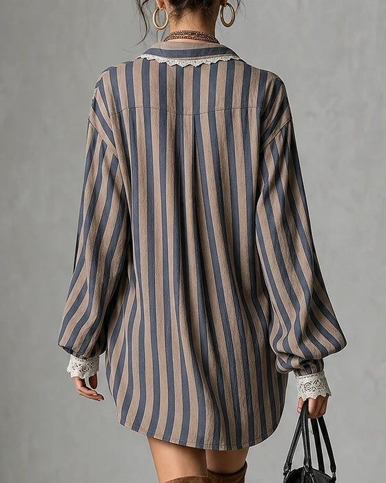 Jurk Casual Streep Mode