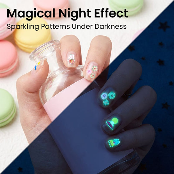 Glow-In-The-Dark Nagelstickers Voor Kinderen