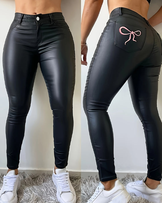 Legging Zwart Modieus Stretch