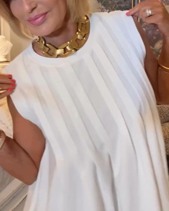 Veelzijdige Camisole met Elegante Rimpels