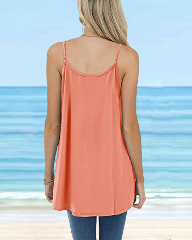 Camisole Dames Basic Ronde Hals