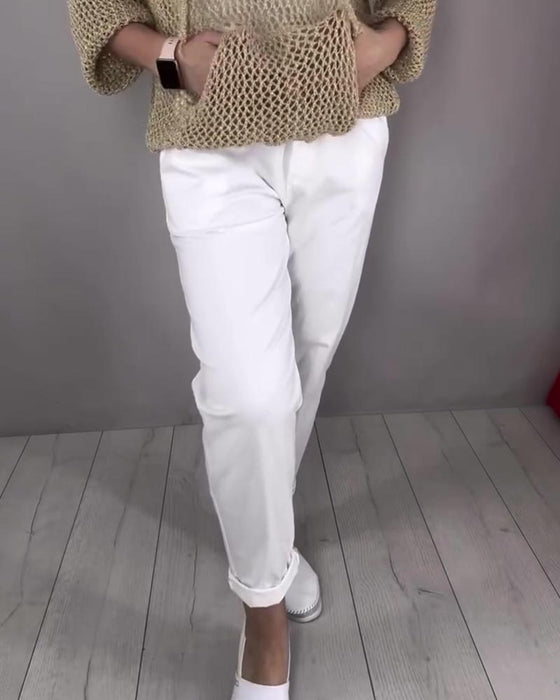 Broek Casual Enkel Skinny