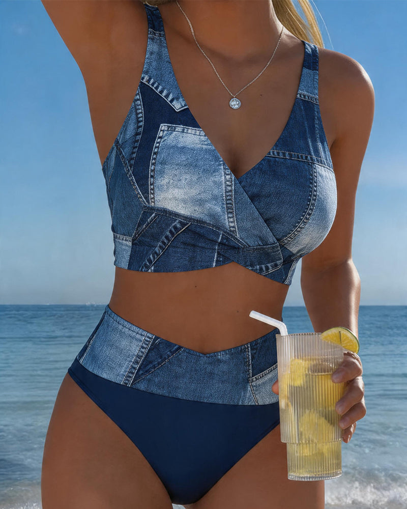 Bikini Bralette Print