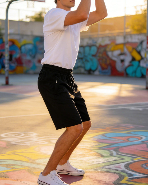 Shorts Heren Effen Strand