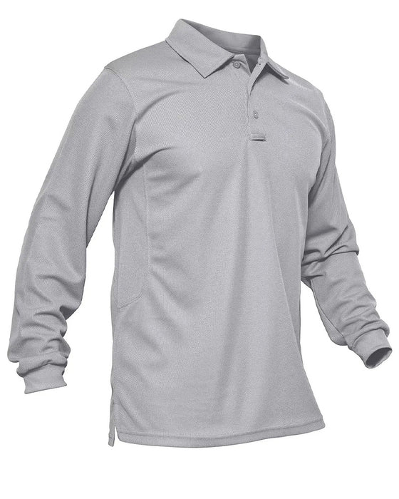 T-Shirt Polo Kraag Lange Mouw Casual