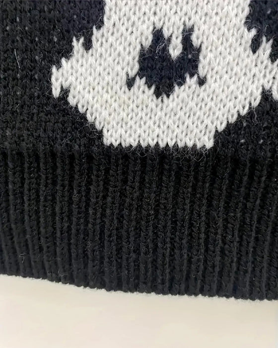 Pullover Ronde Hals Lange Mouw Bedrukt