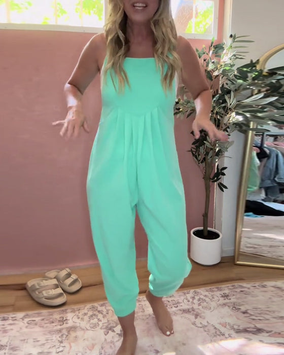 Jumpsuit Sexy Volle Borsten