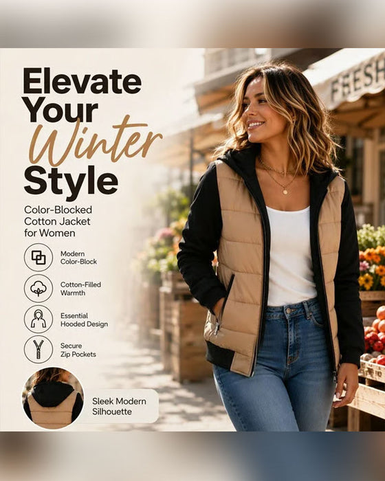 Jas Met Capuchon Fleece Warm
