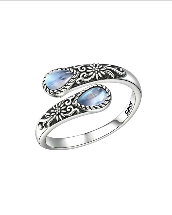 Madeliefjespatroon Ring