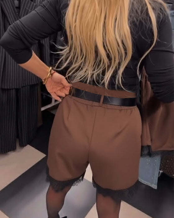 Short Elegant Kantafwerking