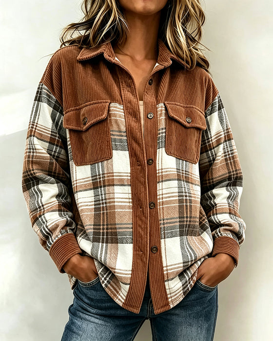 Overhemd Ruit Patchwork Zak