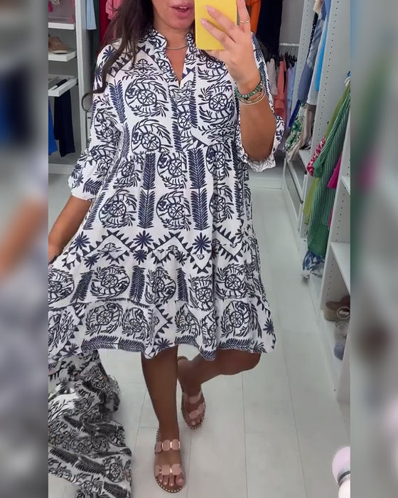 Jurk Fashion Street-print