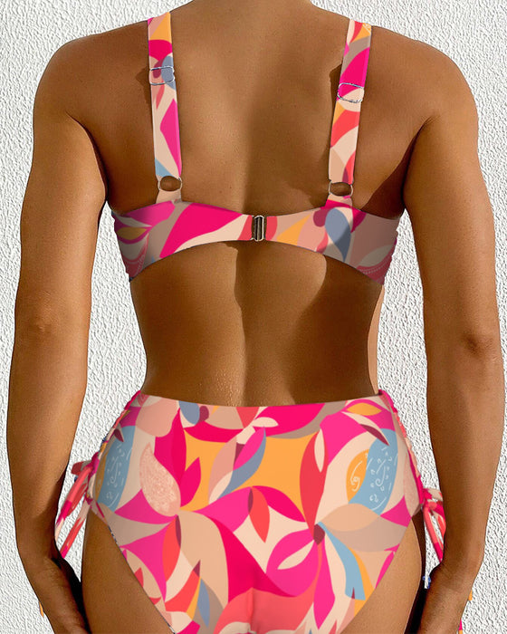 Sexy Bikini Met Print