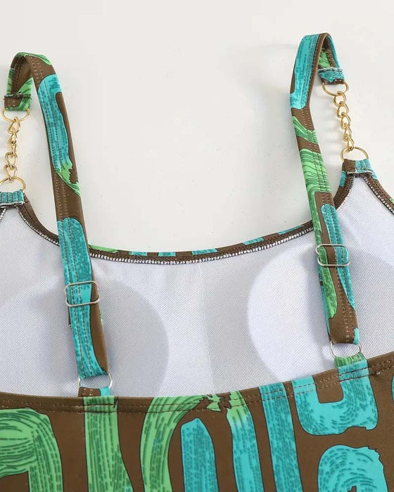 Badpak Sexy Eenstuk Suspender