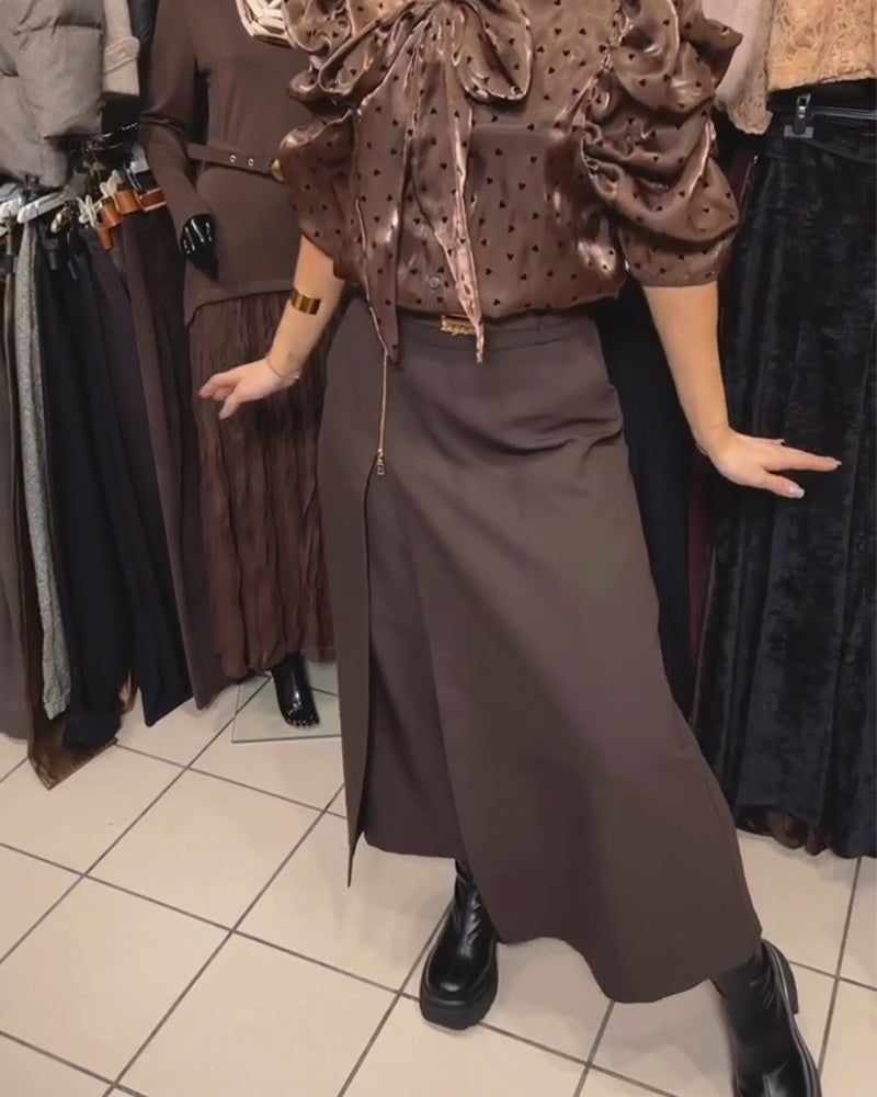 Rokbroek Stijlvol Ritsdesign Casual