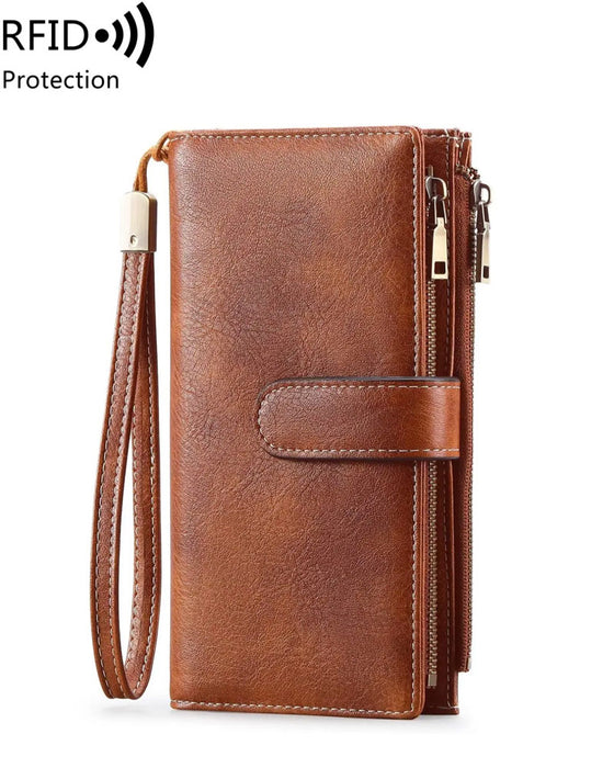 Dames Rits Lange Portemonnee Trendy Exquise Cadeau Portemonnee