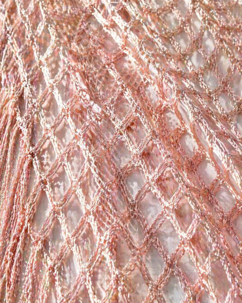 Pullover Franje Mesh Uitgesneden