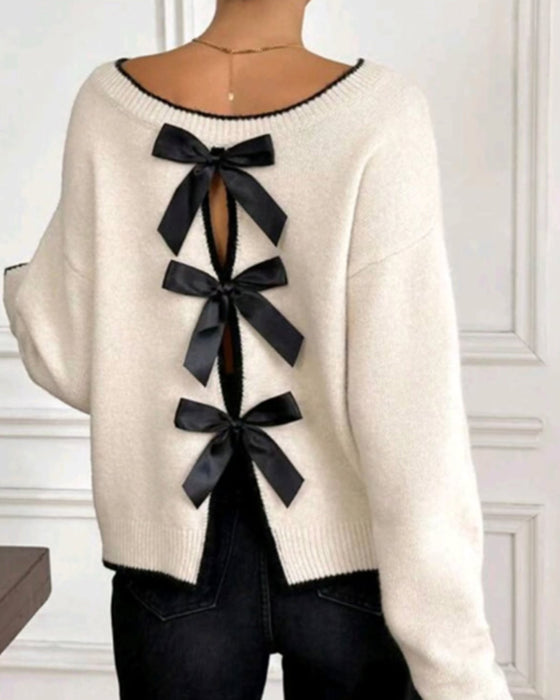 Pullover Rug Hollow Strik