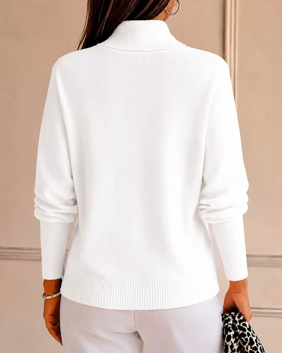 Pullover Turtleneck Zak Effen