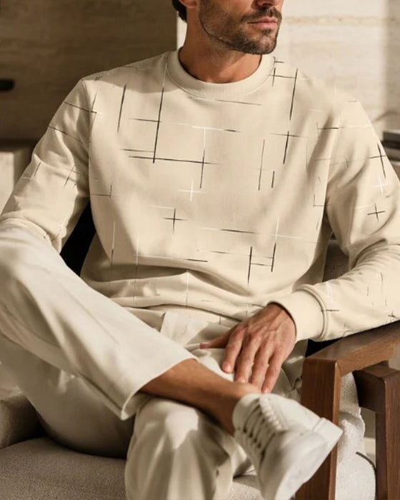 Sweatshirt Heren Casual Lijn