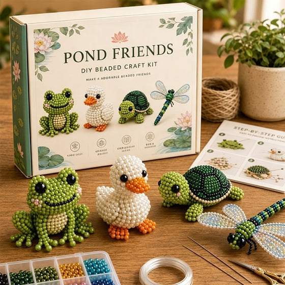 3D-kralendierenset - DIY-miniatuurdiertjes set voor beginners