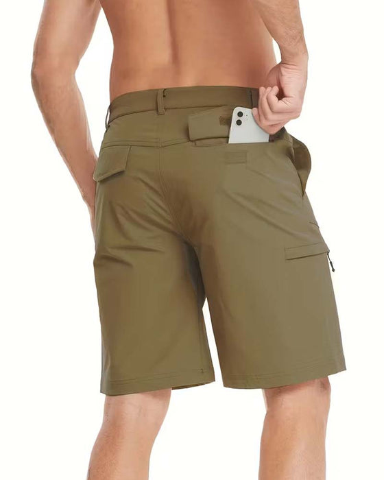 Heren Shorts Casual Effen Kleur