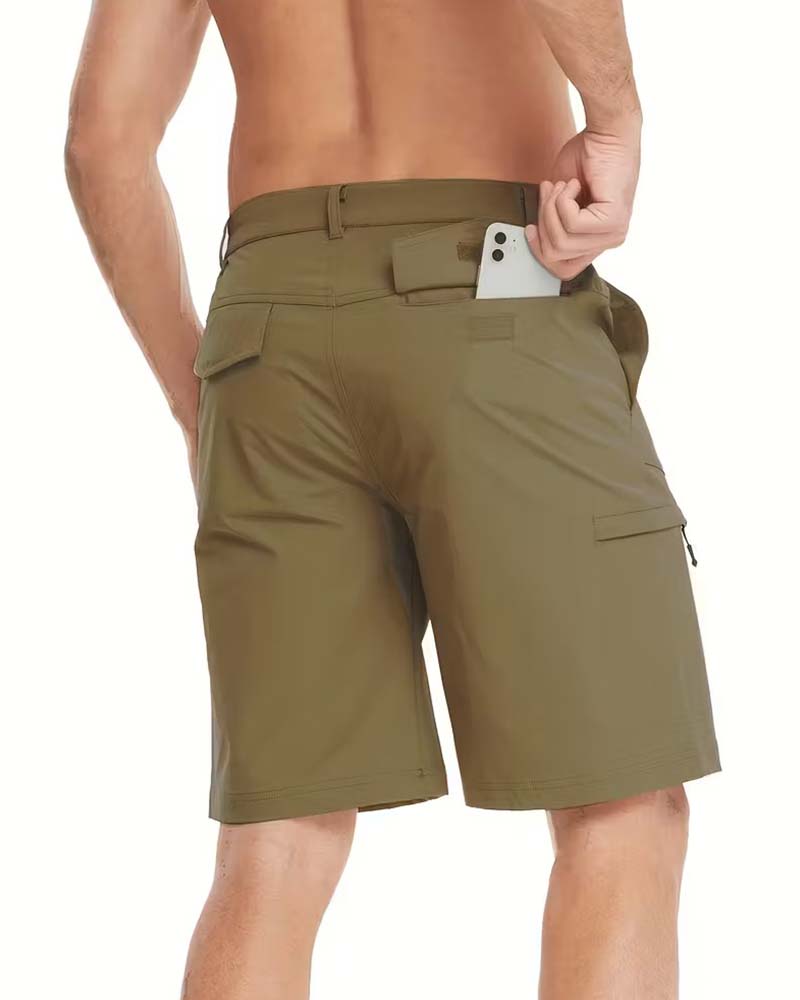 Heren Shorts Casual Effen Kleur