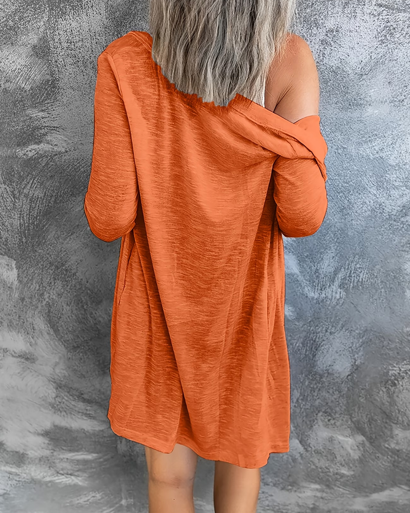 Vest Effen Midi-Lengte