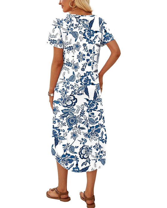 Jurk A-Zoom Geprint