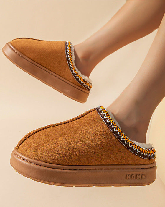 Antislip lichtgewicht warme katoenen pantoffels