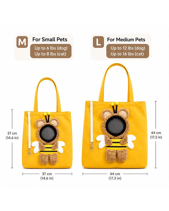 Tas Schattig Personage Huisdierdrager Canvas Tote