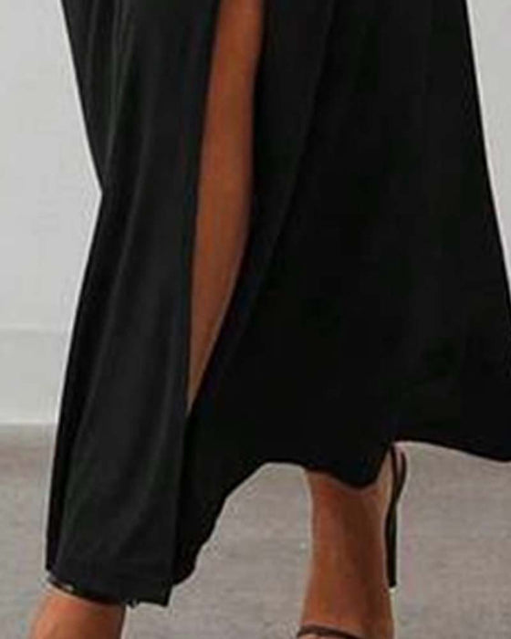 Jurk Mode Korte Mouw Taille