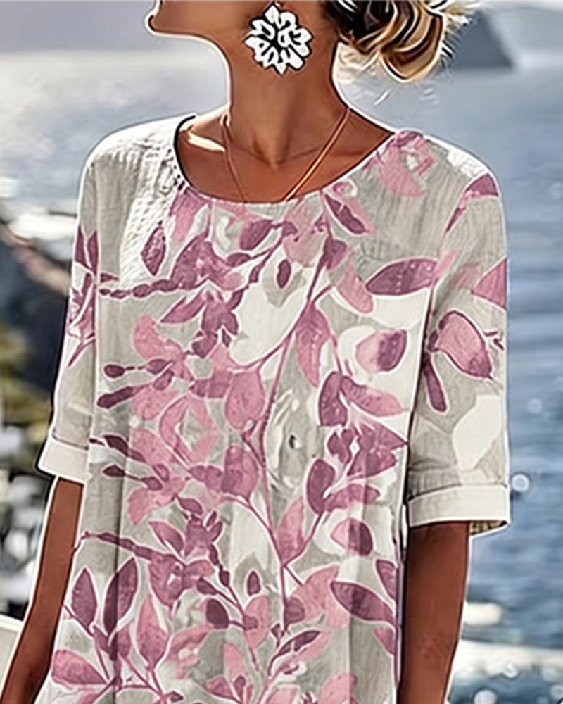 Jurk Geprint Shift