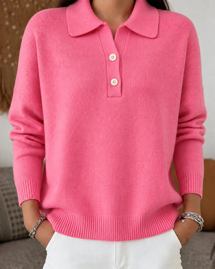 Pullover Half-Knoop Knoop Casual