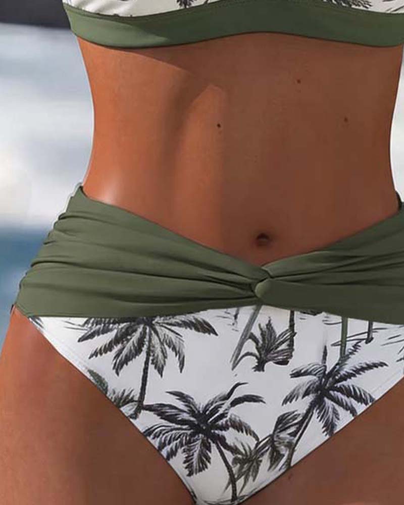Bikini Resort Kleurblok Patchwork