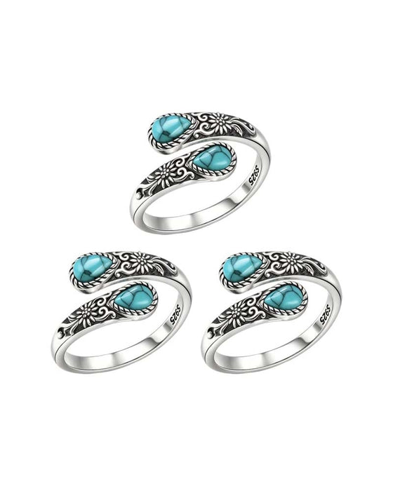 Madeliefjespatroon Ring