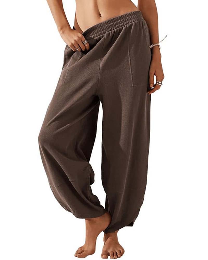 Broek Elastische Taille Harem