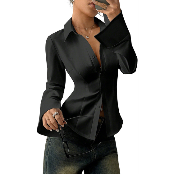 Elegante Slim-Fit Vrouwenblouse