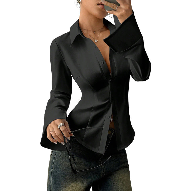 Elegante Slim-Fit Vrouwenblouse