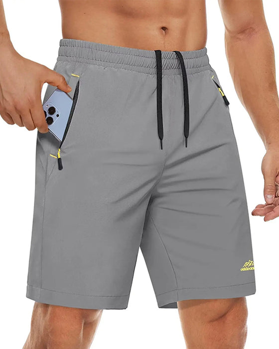Shorts Elastische Taille Koord Rits Sport