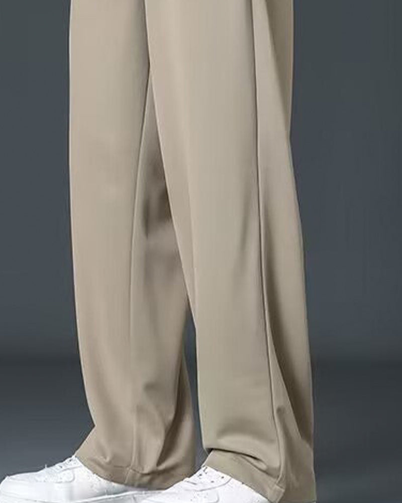 Heren Broek Casual Trekkoord Rechte Pijp