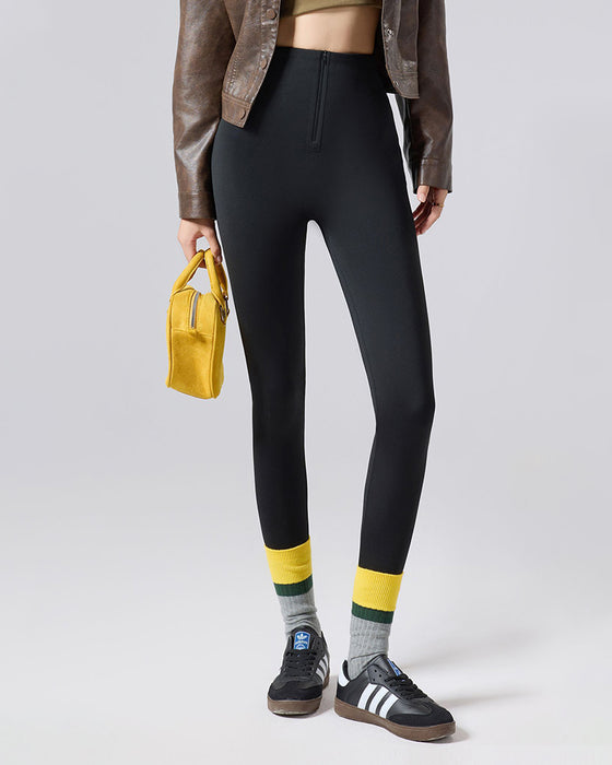 Leggings Fleece Gevoerd Hoge Taille Vormend