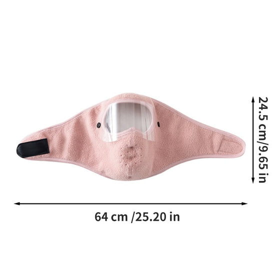 Thermische Oorbescherming Wintergezichtsmasker Met Beschermend Vizier