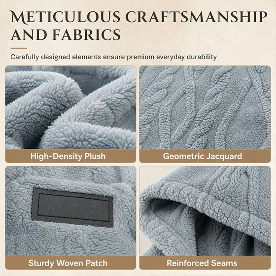 Heren Winter Jacquard Patroon Hoodie
