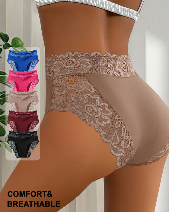 Slipje Sexy Kant Middelhoge Taille-4
