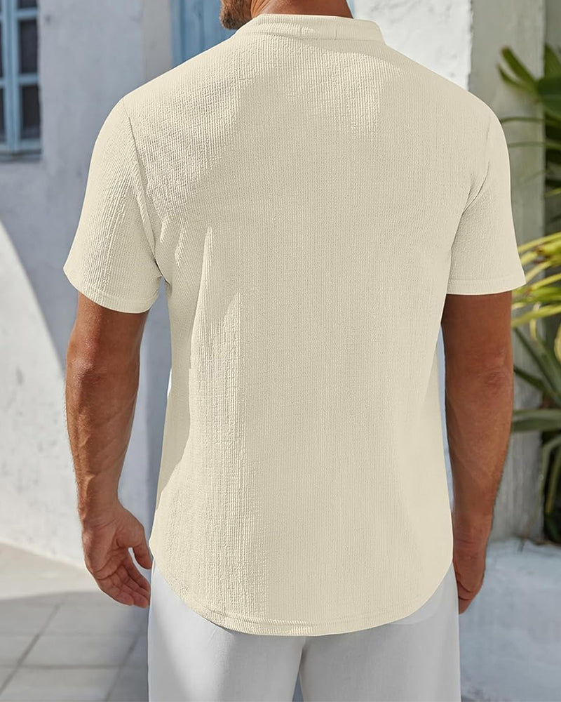 Overhemd Effen Los Henley