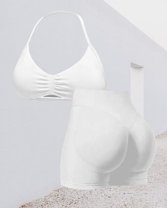 Sets Hoge Tijl Bil-Liftende Leggings